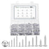 METALLIXITY Phillips Pan Head Self Tapping Screws(M3/M4/M5/M6) 250Pcs, 304 Stainless Steel Self Drilling