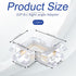 Styquenzer 12 8mm 2-Pin 5V/9V/12V/24V Pcs COB LED Strip Light Connectors, LED Strip, Gapless L-Shaped Corner