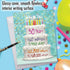 NobleWorks - Large 30th Birthday Card (8.5 x 11 Inch) - Funny Jumbo Group Congrats for 30 Year Milestone, Year Time