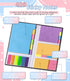 Sticky Notes Set, Sticky Notes Tabs, 410 Pack, Colored Divider Sticky Notes Pads, School Supplies, Office Supplies, Planner Sticky Notes, Sticky Note Dividers Tabs,Book Notes,Bible Sticky Notes by JIURUN