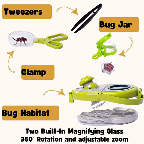 MAVE SPARKS 63 Kids Bug Catching Kit PCS Bug Catcher Kit with Bug Cage, Kid Explorer Kit, Outdoor Explorer Kit, Bug