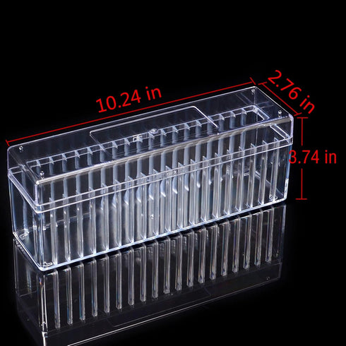 Ettonsun Transparent PC Coin Storage Box Case for 20 Slab Coin Holders Fit for PCGS NGC PCCB PMGab Coin Holders