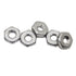 Fullerkreg 8-32 Nut,18-8 Tone,100 Hex Nut, Coarse Thread Hexagon Stainless Steel Hex Nut, Silver Pcs