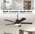 CQDAXUMY 6.3" 2200LM 3CCT 3000K 4200K 6500K 110V 24W Ceiling Fan LED Light Panel Replacement, Upgrade Retrofit Kit