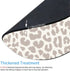 Nphuriy 7.97.90.12 inches Mouse Pad, Grey Leopard Mouse Pad, Washable Round Cloth Mousepad for Gaming Office Laptop