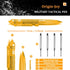 Gift Boxed Tactical Pen, Tungsten Steel Military Self Defense Tool with 8 Refills (Gold)