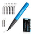 Libraton Deburring Tool Kit with 11 High-Speed Steel Blades, 360 Degree Rotary Head for Metal and Plastic