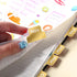 Outus 24 Pieces Monthly Adhesive Tabs for Planner, Decorative Stickers for Office Planners and Journal (Gold)