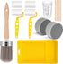 LemonRoad 18 Pieces Paint Brush and Roller Set, Painting Supplies for Cabinet Furniture,