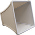 6 Inch 3x6x6 Upgradelights Square Bell Clip On Chandelier Lampshade (Beige Linen)
