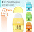 Mr. Pen- Pencil Sharpener & Eraser, 4 Pack, Colorful, 2 Sharpening Holes, Pencil Sharpeners Manual, Manual Pencil Sharpener, Pencils Sharpener, Handheld Pencil Sharpener, Small Pencil Sharpener by Mr. Pen