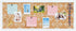 Juvale Cork Bulletin Board - 10 x 24 inch with White Frame, Decorative Hanging Pin Board for Office, Home Decor