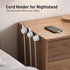 AGPTEK 8 Pack 360 Magnetic Cable Clips, Upgraded Rotatable Cord Holder Clips for Nightstand, Desk Cord Organizer