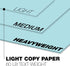 8.5' 11' 24lb Bond/60lb 500 (1 Springhill Blue x Text Colored Copy Paper, Sheets Ream) Smooth Finish, Ideal for Inkjet