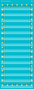 Teacher Created Resources Light Blue Marquee Pocket Chart - 14 Pocket (13" x 34"), Model: 20773