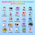 QUASON 18 2.24"x0.98" Rolls Kids Camera Paper Roll Refill Compatible with Most Instant Print Cameras for Kids BPA Free