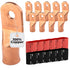 SELTERM 10pcs Battery Lugs Kit - 4/0 Awg Ring Terminal Connectors with 12pcs Heat Shrink Tubing - Heavy Duty Ends
