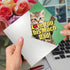 NobleWorks Funny Animal Birthday Card with Envelope, Cute Cat Love You This Much Dad, 1 Card C6610HBFG