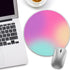 lebrocoli 8.6 8.6 inch Gradient Pink Purple Work Mouse Pad, Small Round Mouse Pads for Desk, Mini Travel Mousepad