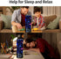 Vaticas 4 Mini Fish Lava Lamp Bluetooth Speaker Bubble LED Fantasy Multi-Color Changing Aquarium Light with Artificial