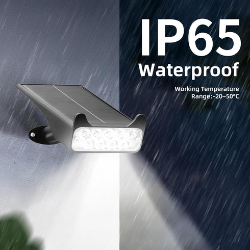 4 HOFLYW Solar Spotlights Outdoor Waterproof Landscape Path Lights Solar Dusk to Dawn Outdoor Lighting Brightness Modes