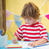 Whaline 48Pcs Colorful Pencils with Erasers - Rainbow Color Wooden Pencils Unsharpened for School and Office Stationery