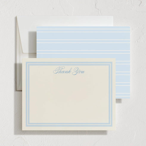 Set Minted Classic Start Stationery Cards, Blank Thank You Cards and Envelopes, Thank You Notes for Handwritten