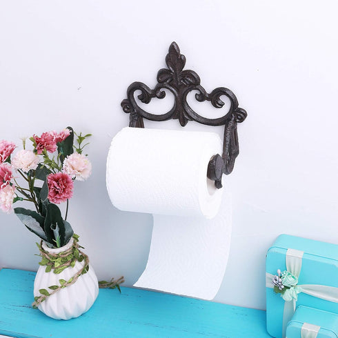 Assiavree 1PC Toilet(1*Toilet Paper Towel Rack, Toilet Roll Holder,Antique Hanging Vintage Toilet Paper Holder
