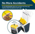 Excell Safeguard Packing Tape Dispenser - 2" Wide with Retractable Blade Cover, Ideal for Shipping and Sealing