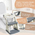 Daneried Toddlers,2 1 Potty Training Toilet Seat for in Toddler Toilet Seat with Steps, Grey Adjustable Toddler Seat