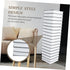 Vertical Paper Floor Lamp Shade Minimalist Design for Living Room Bedroom Study and Boys and Girls Decorative Lighting
