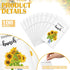 Fumete 100 Pcs Thank You Sunflower Seed Packets - Wildflower Seed Packets for Appreciation Gifts, No Seeds