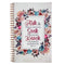Christian Art Gifts Notebook, Ask Seek Knock Matthew 7:7 Bible Verse Inspirational Writing Notebook, 128 Ruled Pages
