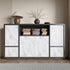 VaryPaper Matte Grey White Marble Contact Paper, 15.7''x78.7'', Peel and Stick Waterproof Vinyl Wrap for Countertops