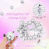 40 9.84 Inch Nosiny Disco Ball String Lights Mirror LED Party String Light Disco Party Decorations for Christmas Wall