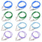 12 Pcs Autoclavable Silicone Dental Bib Clips - Individually Wrapped, Colorful Bib