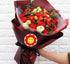 Yellow Face Stickers 2 Inch Red Flower Happy Face Sticker, 500 Round Happy Labels for Teacher Rewards