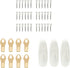 Takker Refill Accessory Kit Set - 36 Takker Refills, 8 Picture Hooks, 3 Medium Hooks for Hanging Pictures & Tools