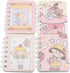 YIKANGHENG Cute Small Spiral Notebook, 4 Pcs, 4 Inch x 3 Inch, 80 Sheets (160 Pages), Pink Soft Cover