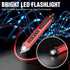 Voltage Tester HS-3201 Red, Non-Contact Electricity Detector Pen 90V-1000V with LED Flashlight