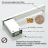 RANDOM Toilet Paper Holder - Polished Chrome Square Bathroom Hardware Accessories, SUS 304 Stainless Steel Wall Mount