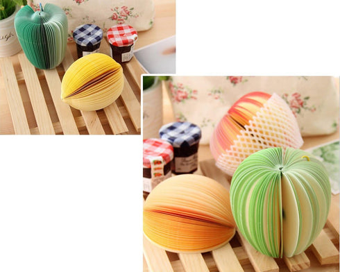 Sticky Note 3D Fruit and Vegetable Sticky Note Message, 140 Sheets/Pad, 13 Pads/Set for Home Office School Gifts