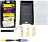 Bates Paint Tray Set, 10 pcs, 4-Inch Paint Roller Kit with Small Paint Roller Brush and Tray