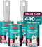 Lint Rollers for Pet Hair, Extra Sticky 440 Sheets Value Set with 2 Upgraded Handles, Portable Pet Lint Remover