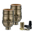 Keyless Lamp Socket, E26 Standard Medium Screw Vintage Light Socket, Edison Lamp