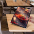 2-Side 21.6 28 Cm PVC Menu Book Restaurant Menu Holder with White Corner X for Bars Cafes and Dining Tables