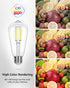 Lepro Dimmable LED Edison Bulbs, 4000K Neutral White, 5.5W, 60 Watt Equivalent, E26 Light Bulbs, Medium Base ST19,