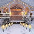 38Ft 25 C9 Christmas Pathway Lights Outdoor, Outdoor Xmas Decorations String Lights with Warm White Christmas Pathway