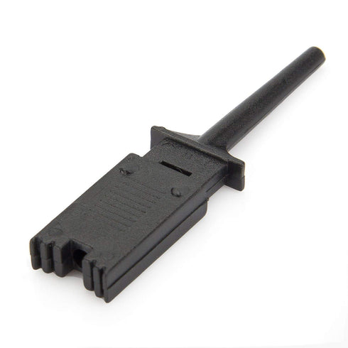 40Pcs Mini SMD IC Test Hook Clip Grabbers Probe Jumper for Electronic Experiment (20 Red + 20 Black)