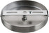 Aspen Creative 21510-41, 4-3/4" 7/16" Contemporary Chandelier & Light Fixture Canopy Kit w/Collar Hook, Brushed Nickel